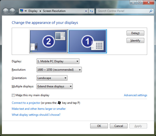 how do i connect a second screen to my pc