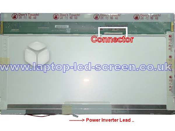 Acer Aspire 5552 3343 CCFL Replacement Screen Rear-view