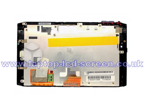 Acer Iconia Tab A100 07u08u Screen And Digitizer Assembly BLACK Rear-view