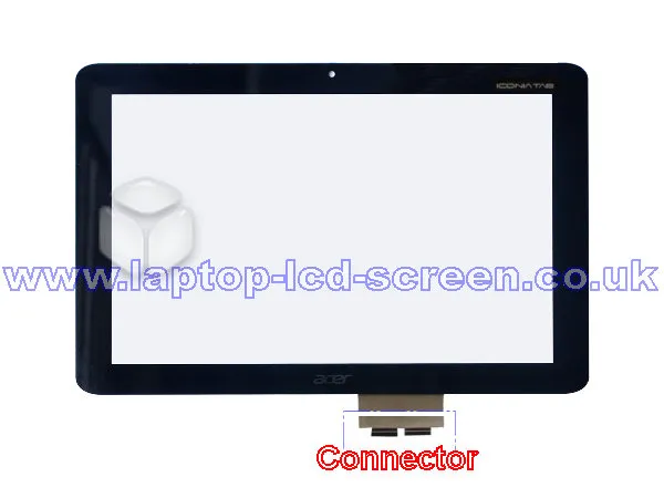 Acer Iconia Tab A210 10g16c Tablet Screen Digitizer BLACK Rear-view