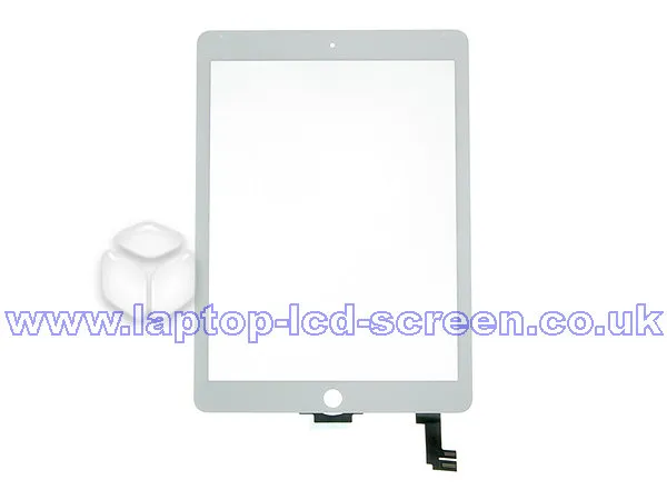 Apple Ipad Air 2 A1566 Digitizer Only WHITE Rear-view