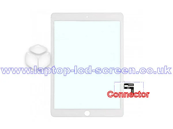 Apple Ipad Air A1476 Digitizer WHITE Rear-view