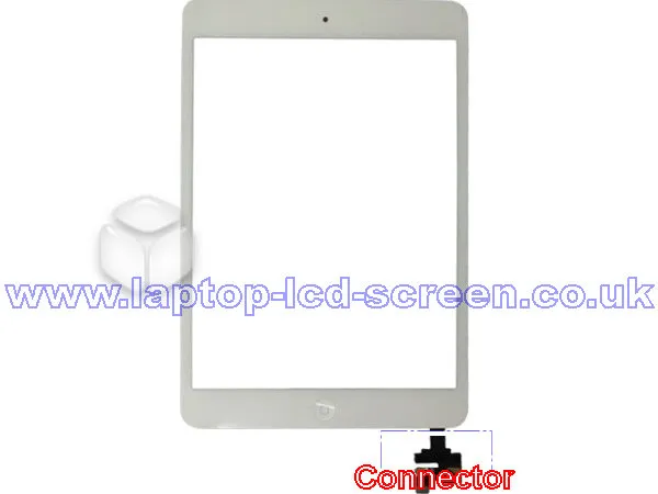 Apple Ipad Mini 3 Mgpw2lla Digitizer Only WHITE Rear-view