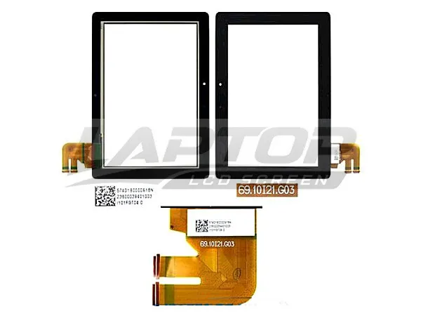 Asus Transformer Pad Tf300tg 1k086a Digitizer Only BLACK Rear-view
