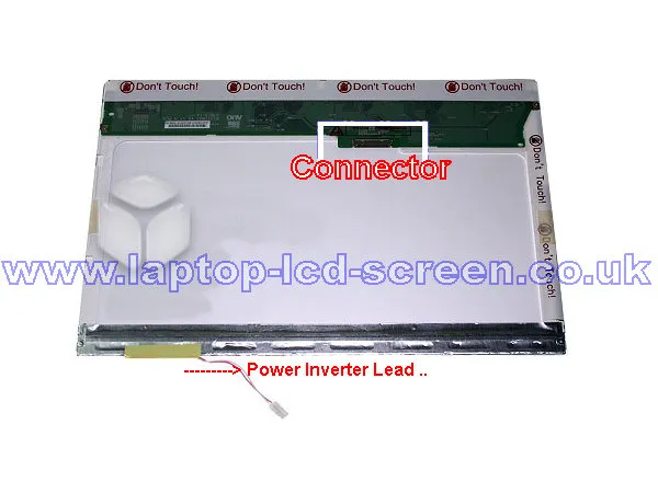 Asus W5000 Replacement Screen Rear-view