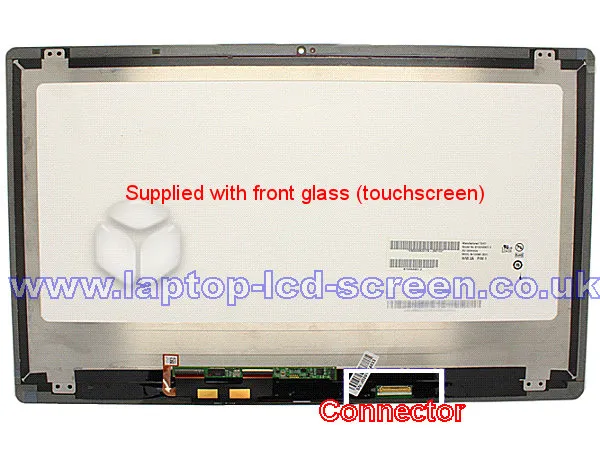 Auo B156han01.1 H/w:1a With DIGITIZER Rear-view