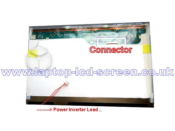 Averatec 4100 Replacement Screen Rear-view