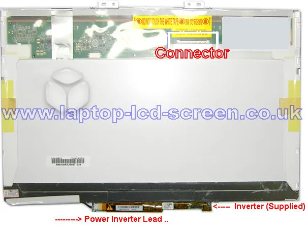 Dell Studio 1536 (wx+) Replacement Screen Rear-view