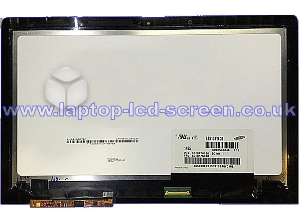Ibm Lenovo Ideapad Yoga 3 Pro 1370 80he010ncf Replacement Screen Rear-view