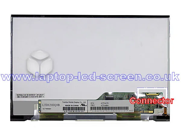 Ibm Lenovo Thinkpad X201s 5397 Replacement Screen Rear-view