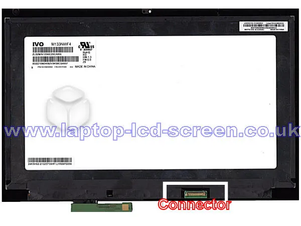 Ibm Lenovo Thinkpad X380 Yoga 20lj000vrt Replacement Screen Rear-view