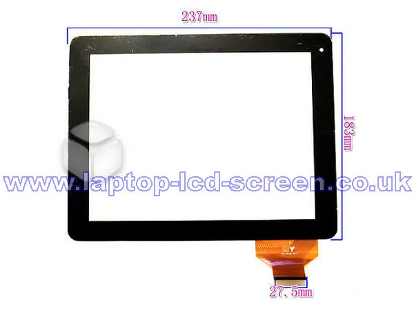 Kurio 10 Digitizer BLACK Rear-view