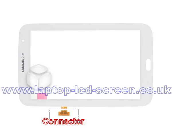 Samsung Galaxy Note 8 Gt N5110zwy Digitizer Only WHITE Rear-view