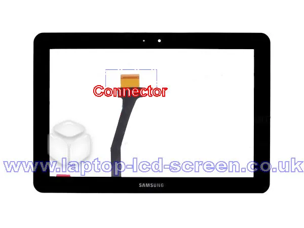 Samsung Galaxy Tab Gt P7500fkexeu Tablet Digitizer Only BLACK Rear-view