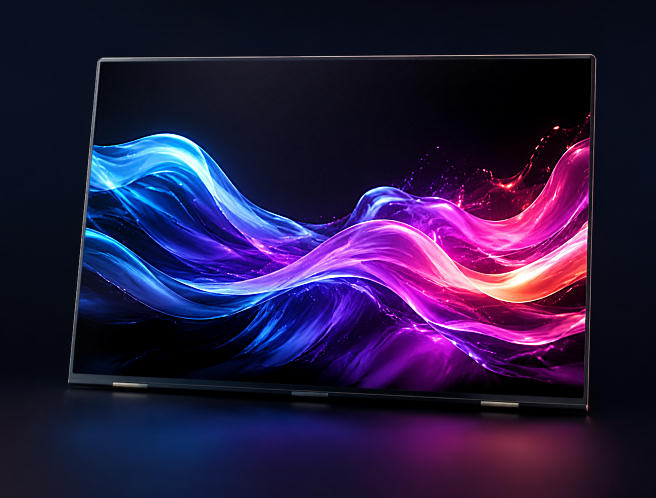 Stunning image on an OLED display