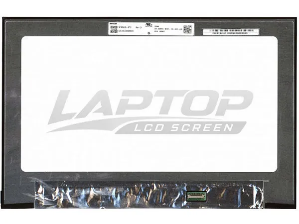 Rear view of a slim laptop screen panel with no mounting brackets