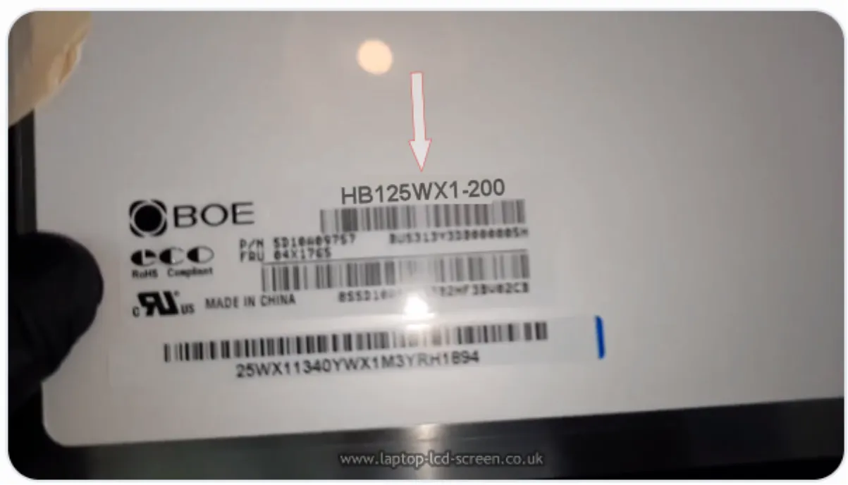 Boehydis screen model number