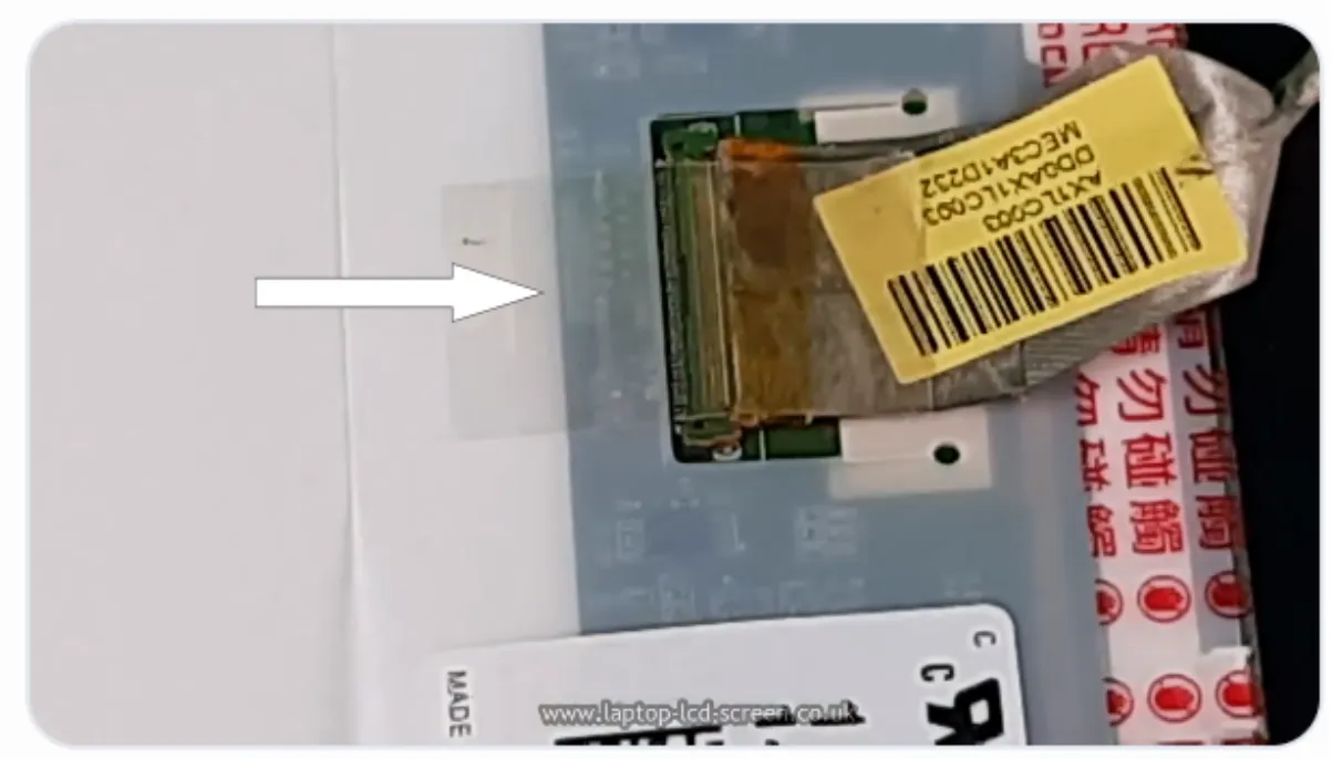 Refit LCD cable tape