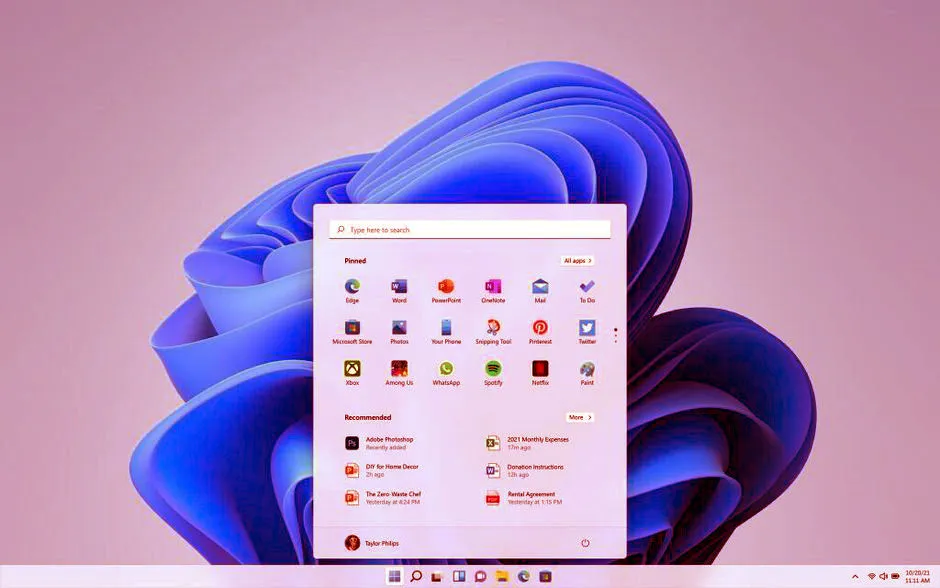 Tinted Screen Image